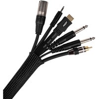 Main product image for Audtek VCW9 9 ft. Black Cable Wrap with Hook & Loop Seal 080-412